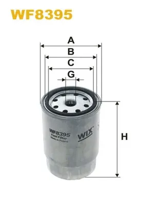 Filtr paliwa WF8395 WIX