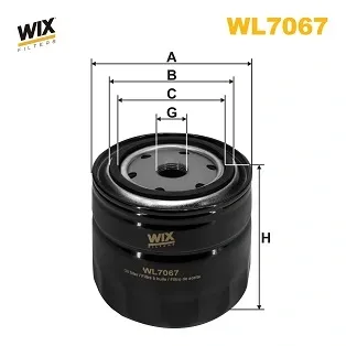Filtr oleju WL7067 WIX