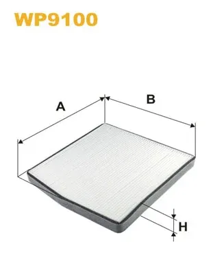 Filtr kabiny WP9100 WIX