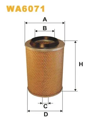 Filtr powietrza WA6071 WIX