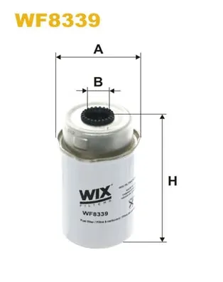 Filtr paliwa WF8339 WIX