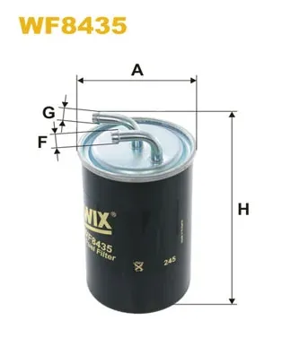 Filtr paliwa WF8435 WIX