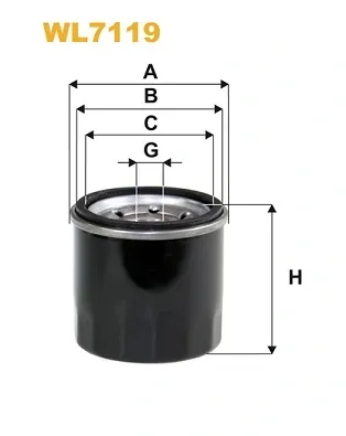 Filtr oleju WL7119 WIX