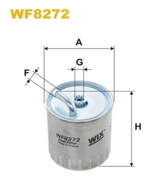 Filtr paliwa WF8272 WIX