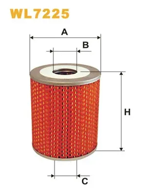 Filtr oleju WL7225 WIX