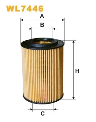 Filtr oleju WL7446 WIX