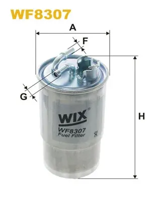 Filtr paliwa WF8307 WIX
