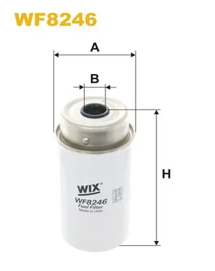 Filtr paliwa WF8246 WIX