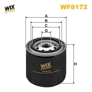 Filtr paliwa WF8172 WIX