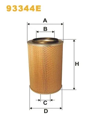 Filtr powietrza 93344E WIX