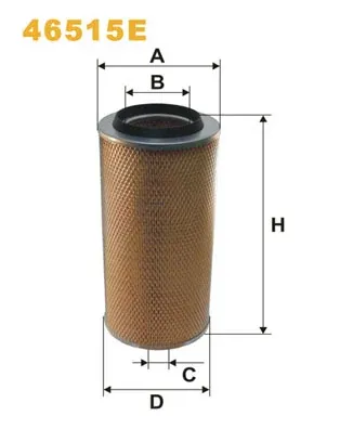 Filtr powietrza 46515E WIX