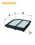 Filtr powietrza WA9584 WIX