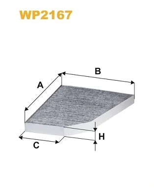 Filtr kabiny WP2167 WIX