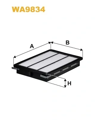 Filtr powietrza WA9834 WIX