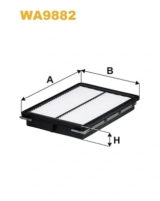Filtr powietrza WA9882 WIX