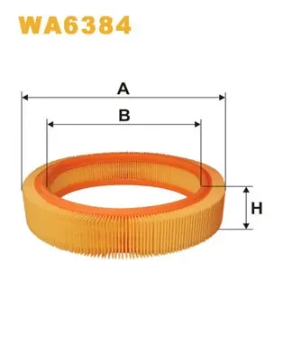 Filtr powietrza WA6384 WIX