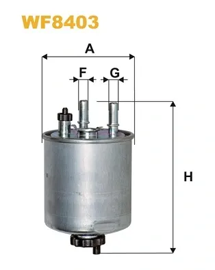 Filtr paliwa WF8403 WIX