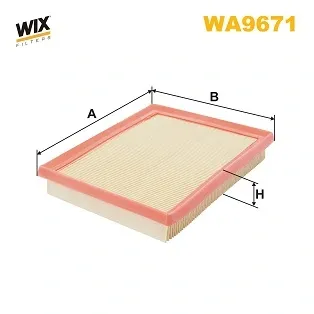 Filtr powietrza WA9671 WIX