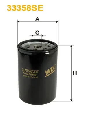 Filtr paliwa 33358SE WIX