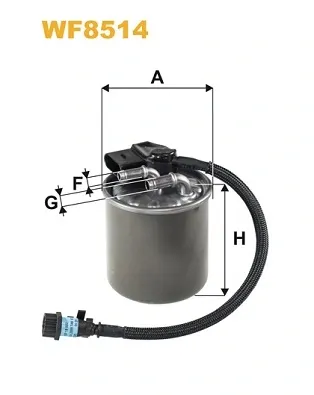 Filtr paliwa WF8514 WIX