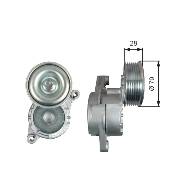 Napinacz paska napędowego Z60115980C Mazda