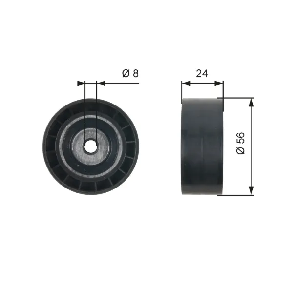 Rolka napinacza paska napędowego P326008 Denckermann