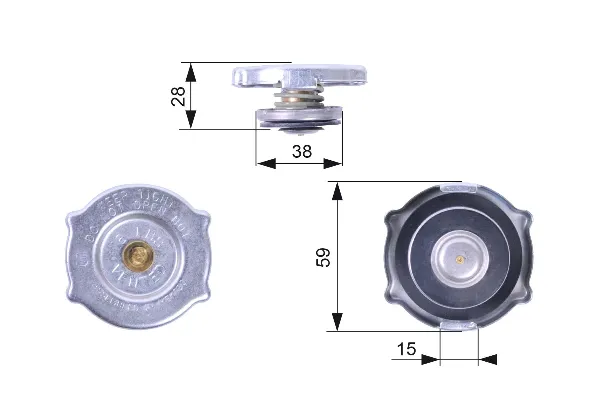 Pokrywa (korek) chłodnicy Jeep Grand Cherokee 