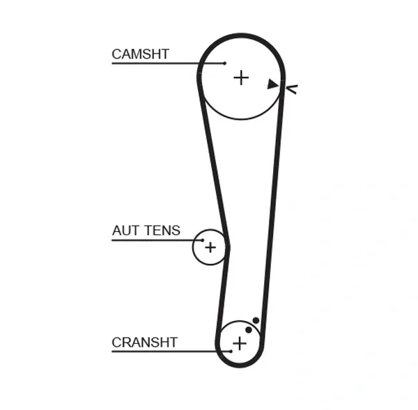 Pasek rozrządu, zestaw K015568XS Gates
