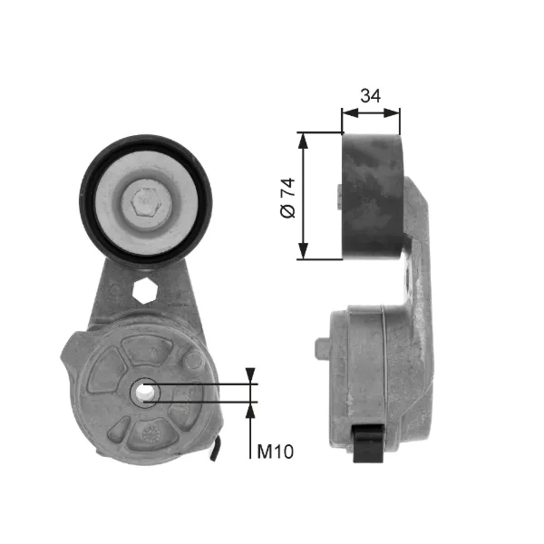 Napinacz paska napędowego A5412001570 Mercedes