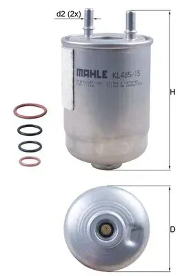 Filtr paliwa KL48515D Mahle Original