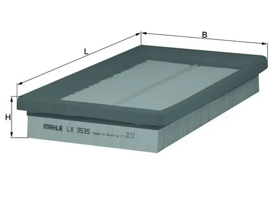 Filtr powietrza LX3535 Mahle Original