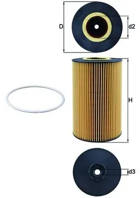 Filtr oleju OX425D Mahle Original