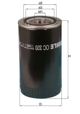 Filtr oleju OC320 Mahle Original