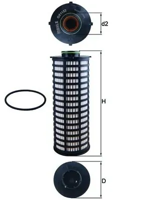 Filtr oleju OX1152D Mahle Original
