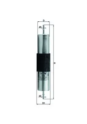 Filtr paliwa KL78 Mahle Original