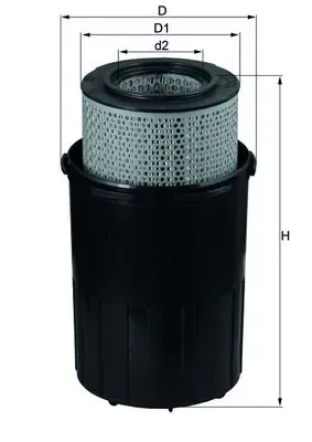 Filtr powietrza LX388 Mahle Original
