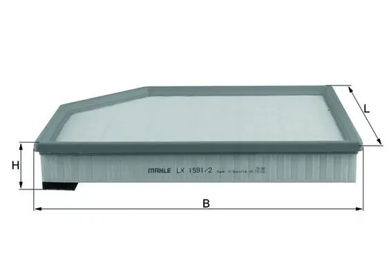 Filtr powietrza LX15912 Mahle Original
