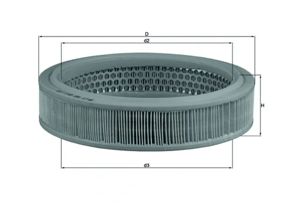 Filtr powietrza LX160 Mahle Original