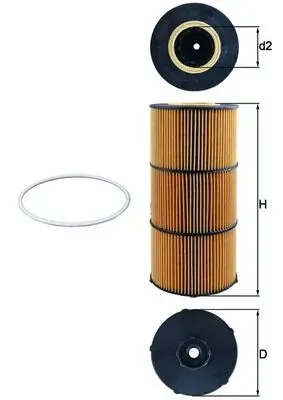 Filtr oleju OX832D Mahle Original