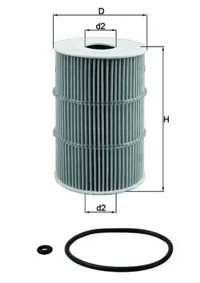 Filtr oleju OX378D Mahle Original