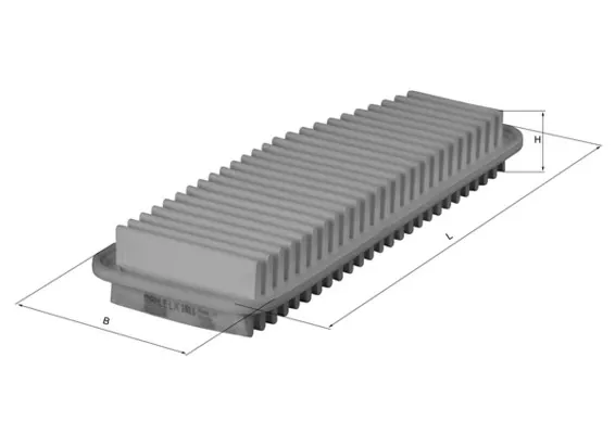 Filtr powietrza LX1611 Mahle Original