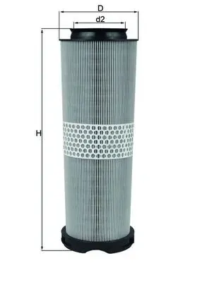 Filtr powietrza LX10201 Mahle Original