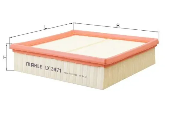 Filtr powietrza LX3471 Mahle Original