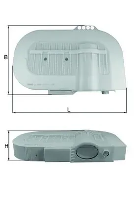 Filtr powietrza LX2810 Mahle Original