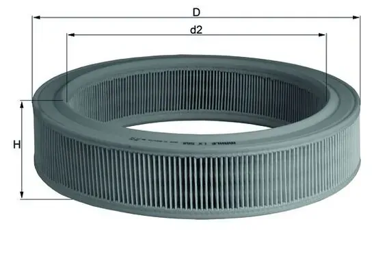 Filtr powietrza LX568 Mahle Original