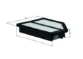 Filtr powietrza LX3007 Mahle Original