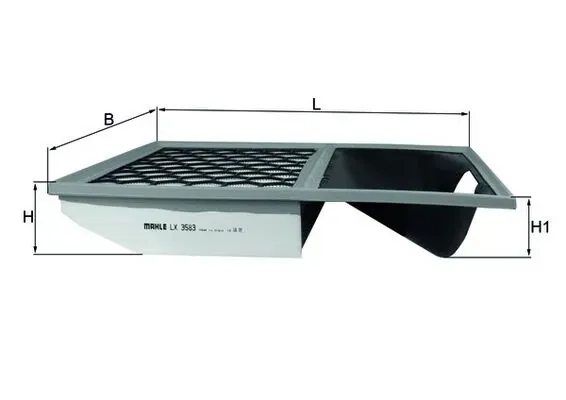Filtr powietrza LX3583 Mahle Original