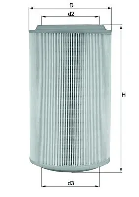 Filtr powietrza LX913 Mahle Original