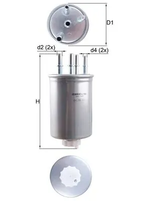 Filtr paliwa KL1026 Mahle Original