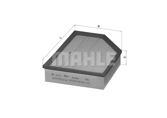 Filtr powietrza LX1219 Mahle Original